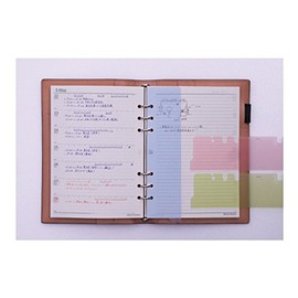 Raymay Fujii Da Vinci Notebook Refill Color Bookmark 3-Piece Pocket DPR4400