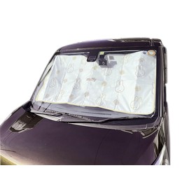 Miffy LIC-MF0162 Miffy Nicot Sunshade 4 Windshield Sun Shade Heat Shield Blackout Car Supplies Cute LIC-MF0162 (Miffy & Flower) / Character