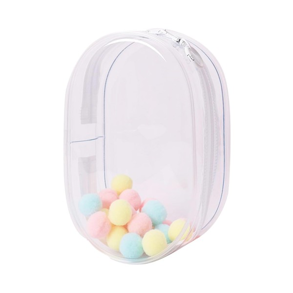 Hotcho Clear Figure Display Bag with Keychain Blind Box Carrying