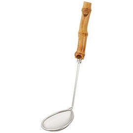 Endoshoji QSY41003 Commercial Use, Extractor, Small, Main Unit, 18-8 Stainless Steel, Handle, Natural Bamboo, Made in Japan