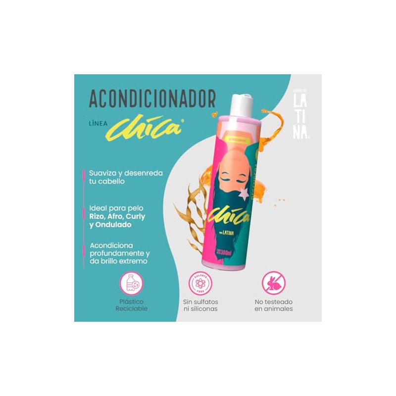 LATINA® | Acondicionador CHICA® | Crema para Peinar - Activador
