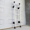 BIGalleons Basement Ladder 5 Rung, 54in H Aluminum Window Well