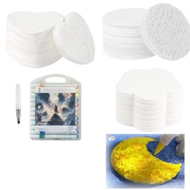 AMBEERT 37PCS Magic Puffy Paint, Magic 3D Foam Texture Painting Kit, Magic Puffy Paint Kit, DIY Magic Foam Texture Painting Kit, Ideal for Painting, DIY, and Family Activities