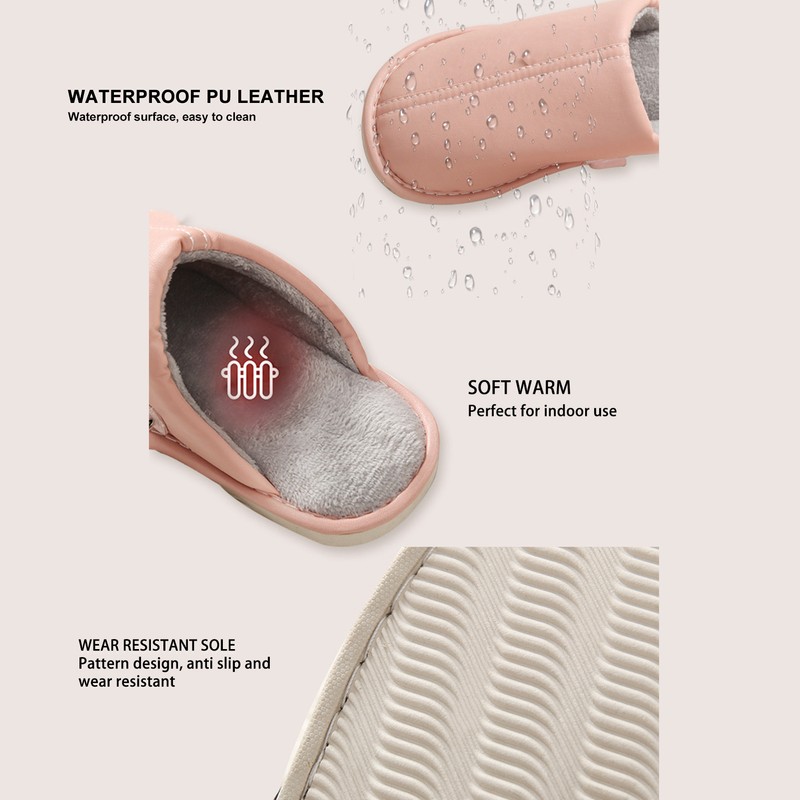 Electric Heated Slipper USB 3 Level Heating Flannel Comfortable Wearing