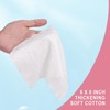 Gisdo 100 Pcs Fragrance Free, Plant Based Wet Wipes, Aloe