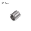 sourcing map 30pcs Wire Threaded Inserts 1/4-20 UNC 2D 12.7mm