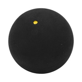 CYSFETENA Single Ball, Single Dot Squash Racket Balls 37mm Squash Ball High Elastic Single Dot Squash Rubber Squash Ball for Beginner Competition Training (Single Yellow dot)
