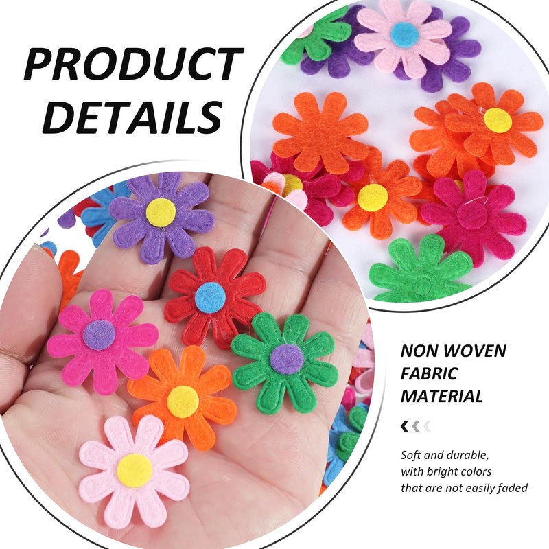 300 Felt Flowers, Diy Handicraft Materials, Creative Flower Decoration, Can