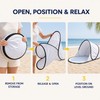 Pop-Up Beach Tent with UV Protection, Instant Automatic Beach Sun