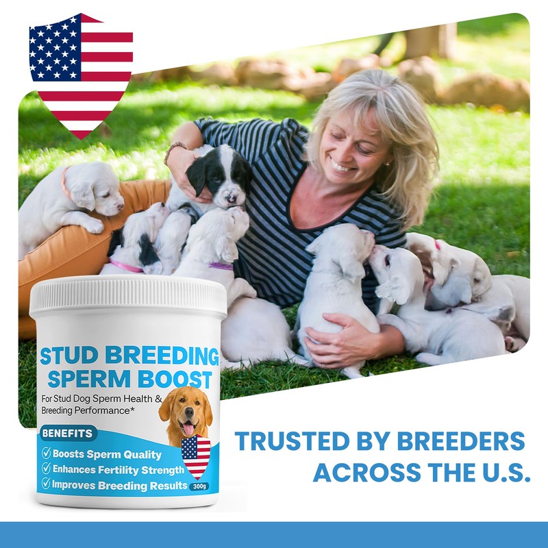 Stud Dog Breeding Supplement – Promotes Sperm Quality, Count &