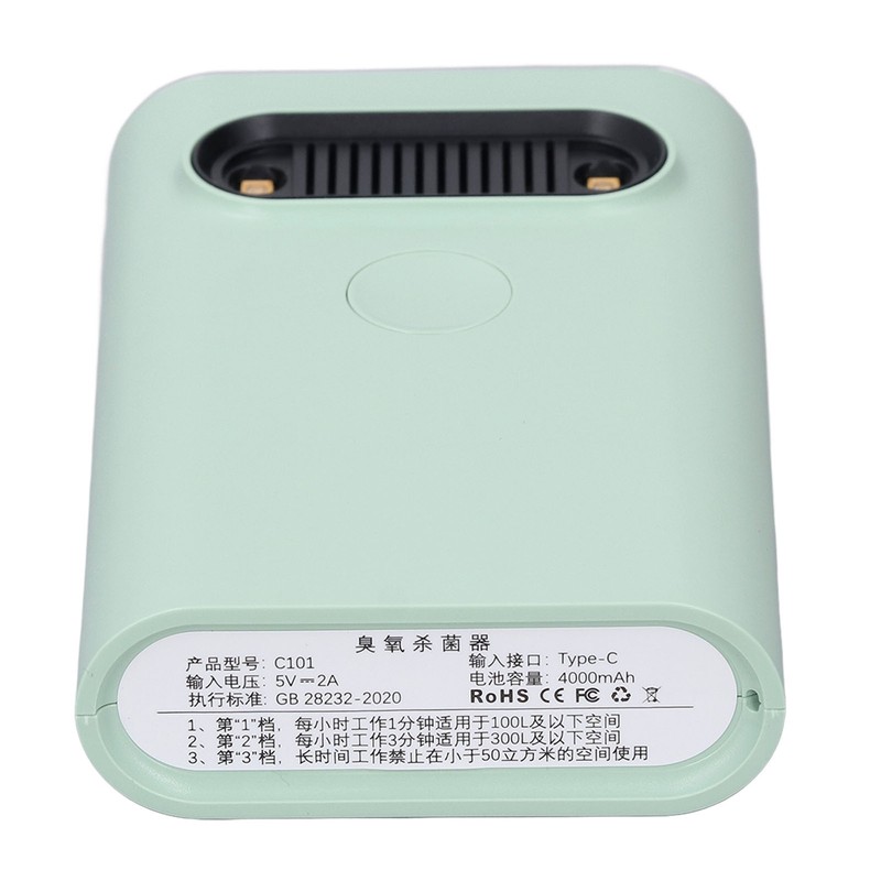 Mini Ozone Air Purifier Odor Removal Efficient Purification Low Noise