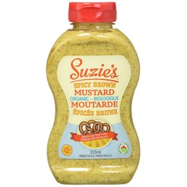Suzie’s Organics, Organic Gluten-Free Spicy Brown Mustard, 355ml