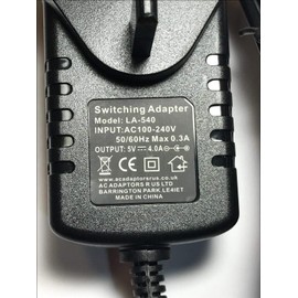 Replacement for UK 5V 3A AC-DC Adaptor Power Supply for APD Wyse 3040 8KV5W