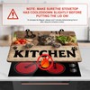 Stove Top Cover Retro Flower Gas Stove Top Cover for