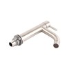 Stainless Steel Brushed Surface Basin Water Faucet Bathroom Single Cold