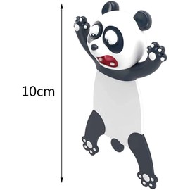 Cute 3D Cartoon Bookmarks, Stereo Wacky Animal Reading Mark for Kids, Squashed Animals Novelty Book Marker for Children's Birthday Gift for Kids Boys Girls