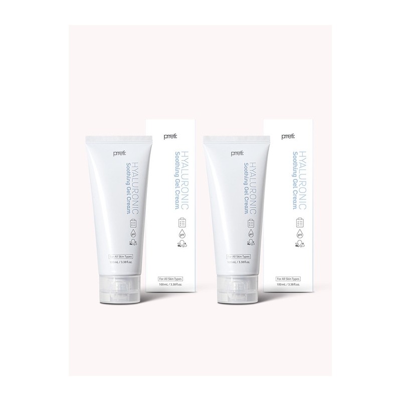 [Pretty] Hyaluronic Soothing Gel Cream 100ml / [프레티] 히알루로닉 수딩