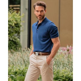 BOSTANTEN Mens Belt Leather Ratchet 1 3/8'' Belt For Men Dress and Casual Pants with Adjustable Buckle, Trim to Fit