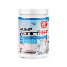 Believe Supplements - Pump Addict Max Pre-Workout Powder - Enhanced Energy, Focus, and Endurance… (40 Serving, White Slushie)