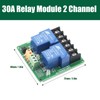 DIANN 2pcs 12V 30A 2-Channel Relay Module High Low Level