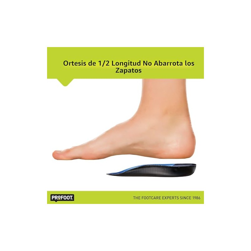 Fascitis Plantar de ortopedia Profoot, 8-13 para hombres, 1 par