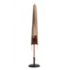 Lumaland Protective Cover for Parasol, 195 x 25/35 cm, Waterproof,