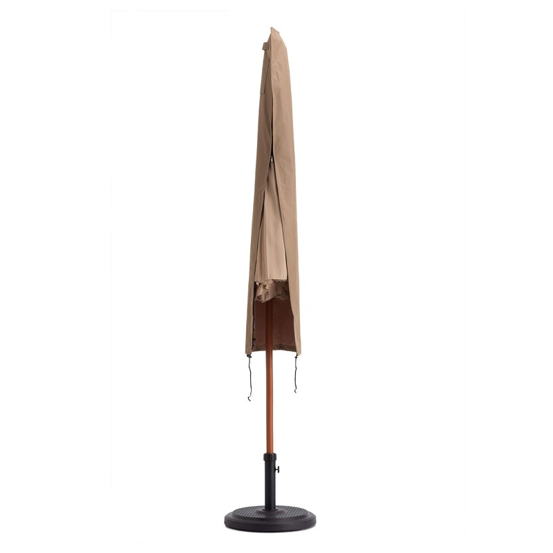 Lumaland Protective Cover for Parasol, 195 x 25/35 cm, Waterproof,