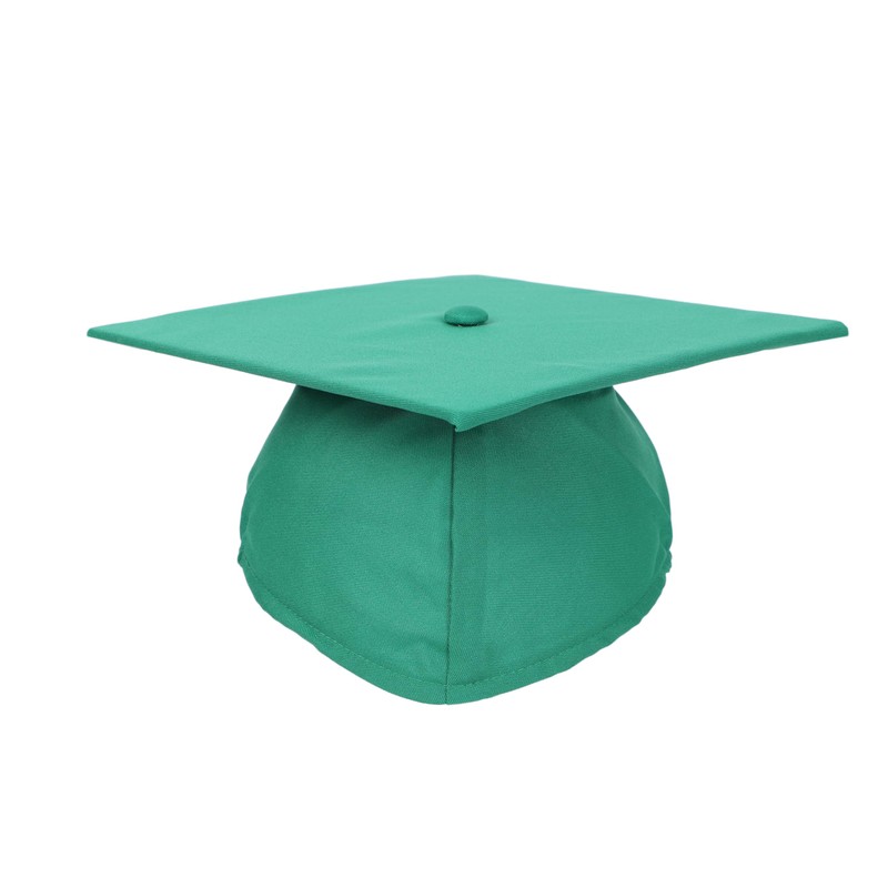 Newrara Graduation Unisex Matte Adult Graduation Cap with Tassel (Green)