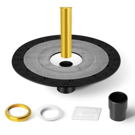 Freestanding Tub Drain Rough-in Kit for Free Standing Bathtub-Freestanding Bathtub Tub Drain With Brass Tail Pipe and ABS Plastic Pipe