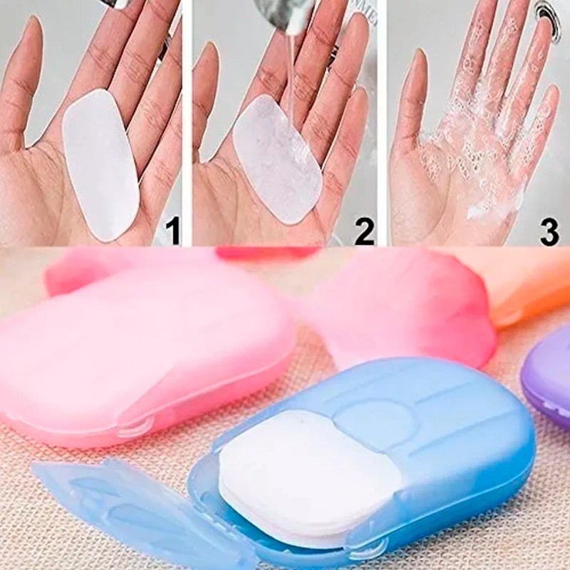 Mafab Jabón Viaje Laminas De Papel Surtido Estuche Calidad 10pzs