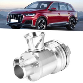 aqxreight Adjustable Turbo Blow Off Splitter Valve Universal Circulation Valve Silver, Blow Off Valve Suitable for 1.8T 2.7L Engine