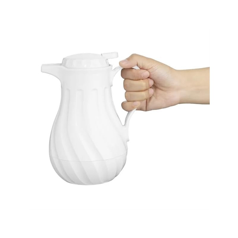 Olympia Olympia Insulated Swirl Jug White - 0.5Ltr 16.9fl oz