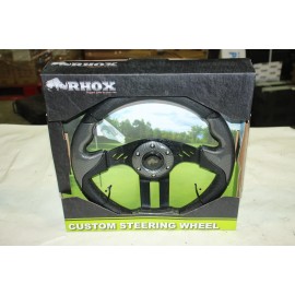 Rhox Aviator 5 Steering Wheel for Golf Cart Carbon Fiber Black 13" ACC-SW130