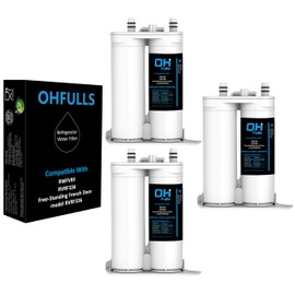 OHFULLS RWFVRF Water Filter Replacement, Compatible With Viking Water Filter RVRF336, 3-Pack, White
