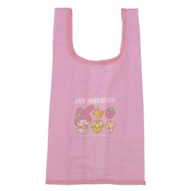 Nakajima Corporation Sanrio Characters Plush Eco Bag Standard My Melody 208354-25 H 17 x W 11.5 x D 7 cm