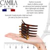 Camila Paris CP2634 2 inch French Two Sides Interlocking Comb,