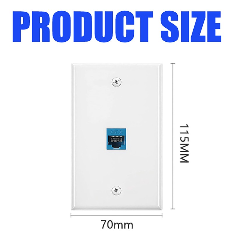 tunghey HDMI Wall Plate 4 Port, HDMI Wall Plate Female-Female
