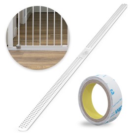 Safety Innovations Floor Saver - Premium Silicone Strip for Baby Gates - Floor Protection, Quick and Easy Installation, Floor Protector, Baby & Pet Safety, Adjustable, Clear