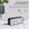 Reloj Despertador Digital C/bocina/bluetooth/radio Fm Color Negro SAVEFREE