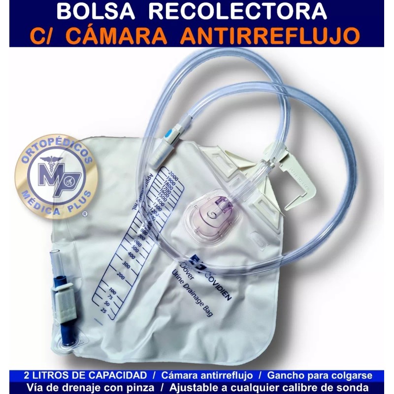 Dover Bolsa 3 Pack Con Valvula Antirreflujo Dover Foley Orina