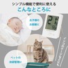 Ohm Electric Thermometer, Hygrometer, Thermometer, Hygrometer, Indoor, Compact, Mini Table