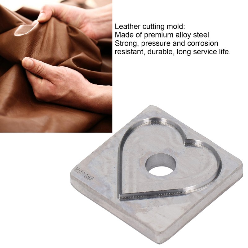 Heart Shape Cutting Die Alloy Steel Clean Cutting Surface Leather