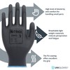 NITREX 290G Work and Safety Gloves, 10 Pairs of Black