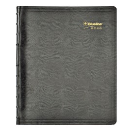 Blueline® 2026 MiracleBind™ Weekly Planner, Appointment Book, 12 Months, January to December, Twin-Wire Binding, 11" x 9.0625", Black, Bilingual (CF5950.81BT-26)