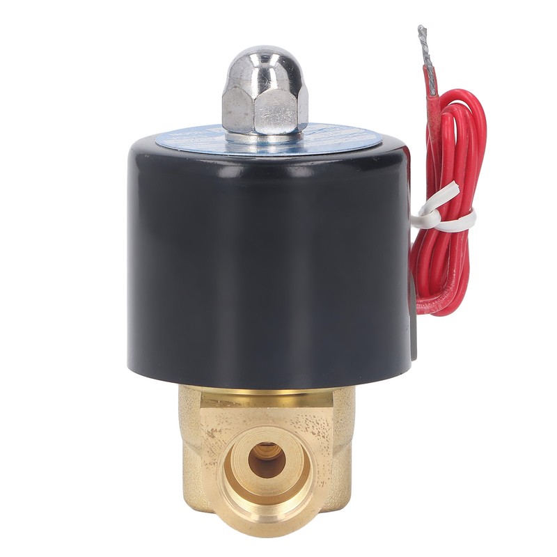 Brass Electric Solenoid Valve Female Thread 1 Way Flowing Normally