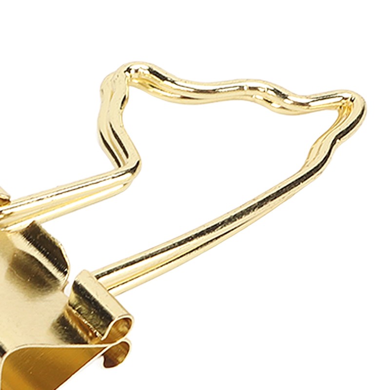 100pcs Binder Clips Strong Clamping Force Rust Prevention Metal Portable