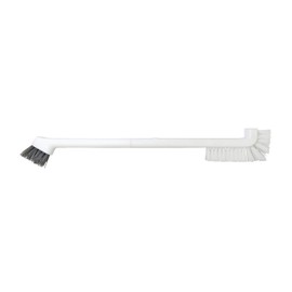 Towa Sangyo Bathroom Cleaning Brush, White, Approx. 12.6 x 2.0 x 0.9 inches (32 x 5 x 2.4 cm), Drain Hole, Mini Brush with Tweez