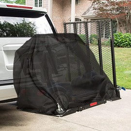Power Chair Transport Cover - 600D Electric Wheelchair Travel Storage Protector, Waterproof Mobility Scooter Guard for Elderly Disabled, 44"L x 23"W x 38"H