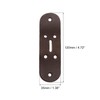 QUARKZMAN Leather Belt Pin Buckle with Rivets 35 mm Belt