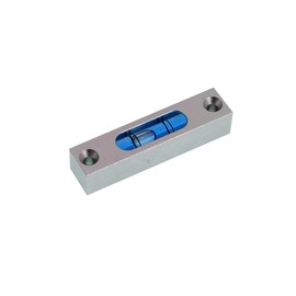 The Yan He Aluminum Alloy Small Bar Level, Square Horizontal Bubble, 66 * 15 * 14mm, Blue
